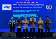 JNE Borong Tiga Penghargaan di Ajang TOP Digital Awards 2025