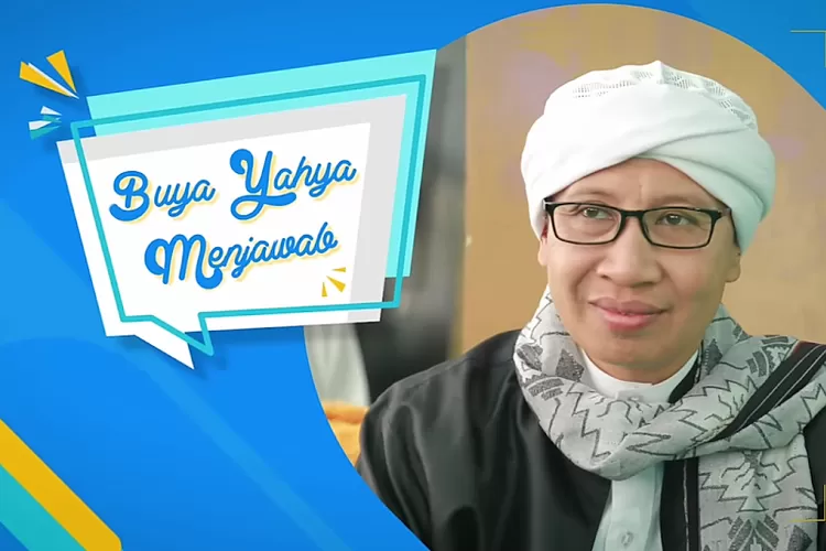 Potret Buya Yahya dalam kesempatan mengisi ceramah kepada  jamaah. (Layar Tangkap YouTube Al Bahjah TV)