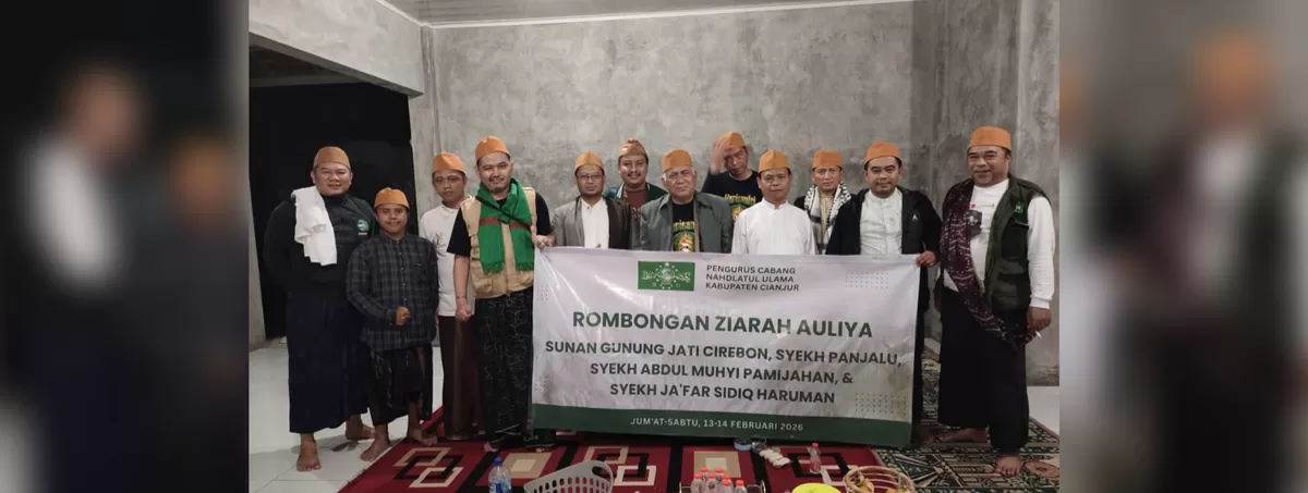 PCNU Cianjur Ziarah ke makam waliyullah Jawa Barat. (FOTO: Ist)