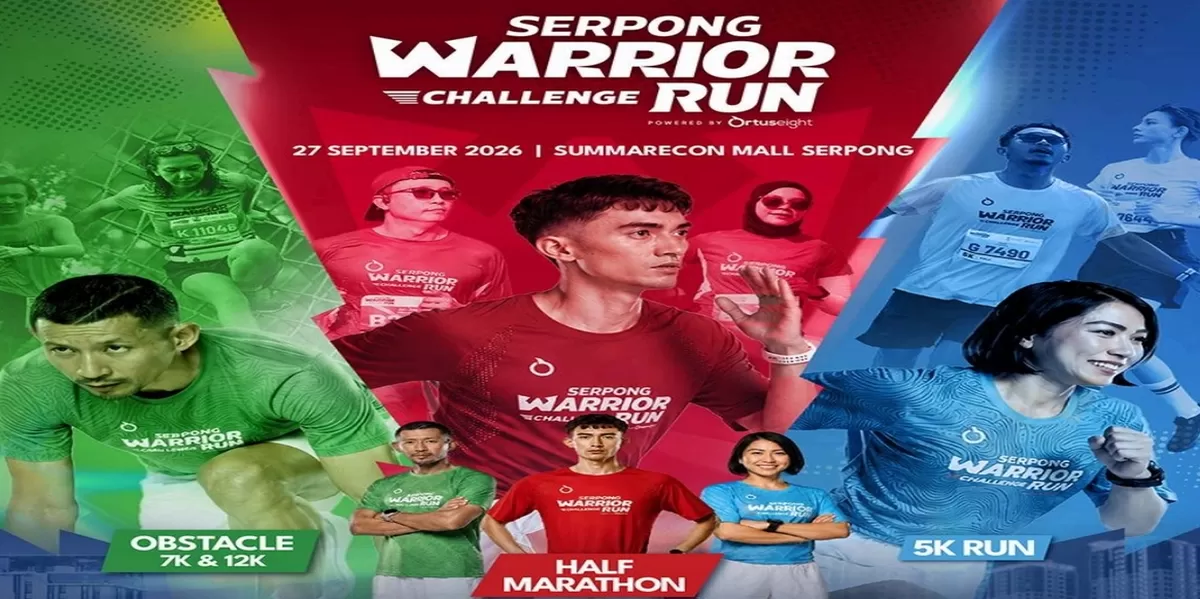 Serpong Warrior Challenge Run 2026, ajang olahraga yang memadukan road running dan obstacle running dalam satu rangkaian kegiatan. Event ini berlangsung pada Minggu, 27 September 2026 di Summarecon Serpong, Tangerang Selatan. (Dok. BRI)