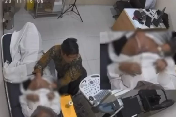 Rekaman CCTV dokter kandungan di Garut lecehkan pasien (X @dhemit_is_back)