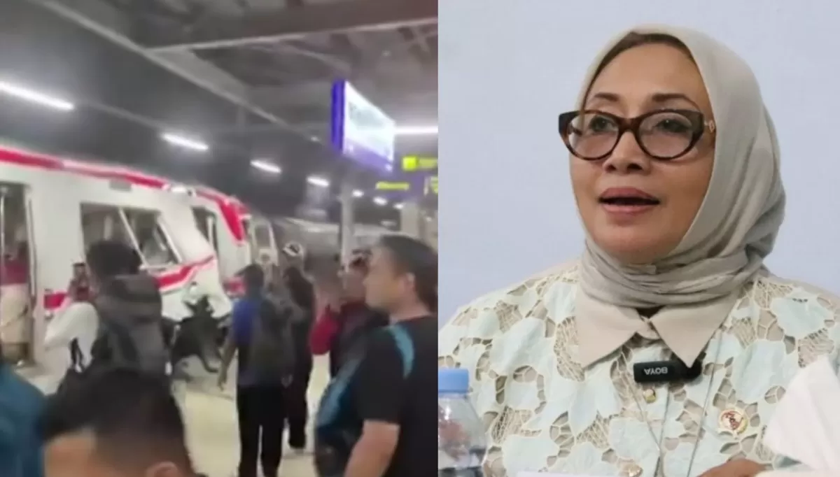 Menteri Pemberdayaan Perempuan dan Perlindungan Anak (PPPA) Arifah Fauzi melontarkan usul agar posisi gerbong perempuan di rangkaian KRL Commuter Line dipindah ke bagian tengah (Menteri PPPA Arifah Fauzi mengusulkan gerbong Threads/evanleonardus- Instagram/arifah.fauzi)
