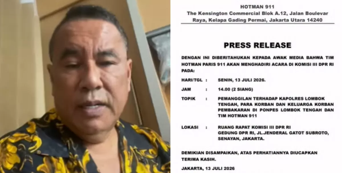 Lagi Viral Surat Terbuka Hotman Paris Soal Dugaan Pembakaran Santri di Lombok, Pelakunya Masih Jadi Misteri? (Dok. Instagram Hotman Paris Hutapea)
