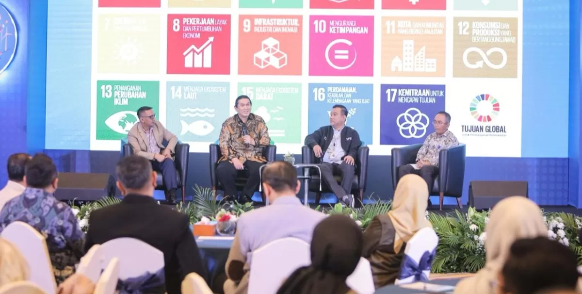 Indonesia Financial Group (IFG), holding BUMN di bidang asuransi, penjaminan, dan investasi, berkolaborasi dengan Badan Pengaturan BUMN (BP BUMN) menyelenggarakan FGD Series #3: Peningkatan GRC dalam Program TJSL BUMN - Three Lines Model dalam Manajemen TJSL BUMN di Financial Hall, Jakarta. (Kalimantansatu.com/Dok. IFG)
