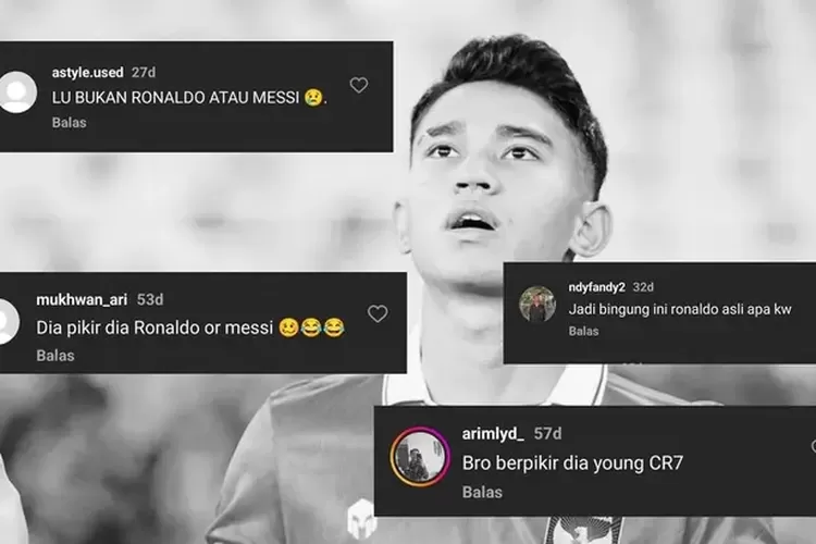 AKUN INSTAGRAM MARSELINO FERDINAN DISERANG, NETIZEN: LO BUKAN RONALDO ATAU MESSI, JANGAN EGOIS!