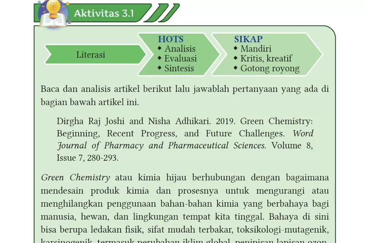 KUNCI Jawaban IPA Kelas 10 SMA Kurikulum Merdeka Halaman 59 60