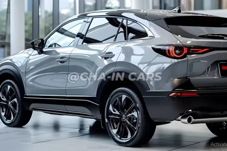 Mazda CX-30 2026 tampilan baru yang memukau menampilkan siluet elegan dengan bahasa desain Kodo yang lebih dewasa, garis bodi yang sculpted (Tangkapan Layar YouTube Cha-in Cars)