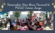 Wali Murid Paud KB Taman Surga Gantikan Posisi Guru hingga Buat Kejutan