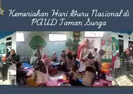 Wali Murid Paud KB Taman Surga Gantikan Posisi Guru hingga Buat Kejutan