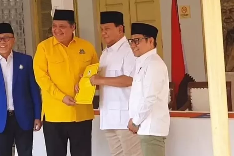 Empat Parpol Senayan Berkoalisi Usung Capres Prabowo: Gerindra, Golkar ...