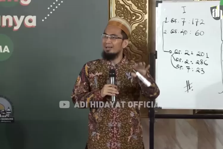 Adi Hidayat (Tangkapan Layar YouTube Adi Hidayat Official)