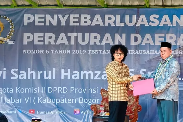 Anggota Komisi 2 DPRD Provinsi Jawa Barat Ayi Sahrul Hamzah.
