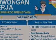 Indomaret Group Buka Lowongan Store Crew di Manggarai Barat, Cek Syarat dan Link Daftar
