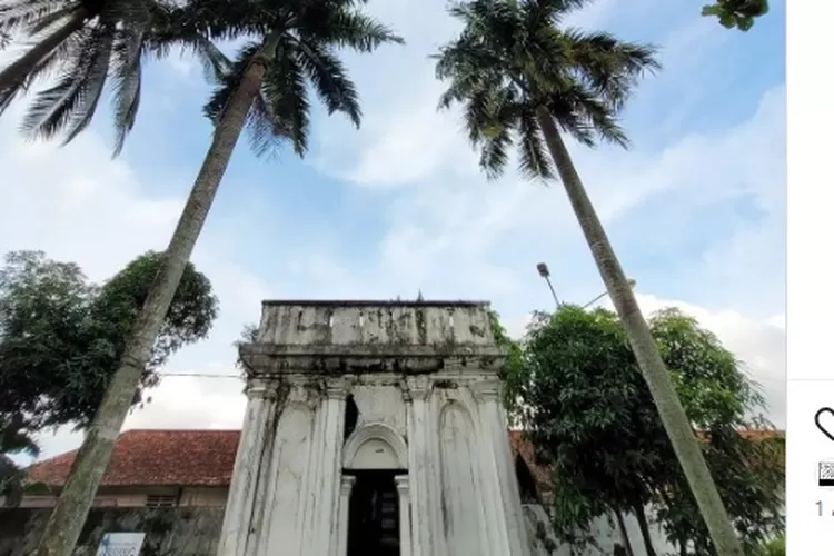 Lawang Borotan bagian dari Benteng Kuto Besak  (tangkapan layar instagram @pariwisata.palembang)