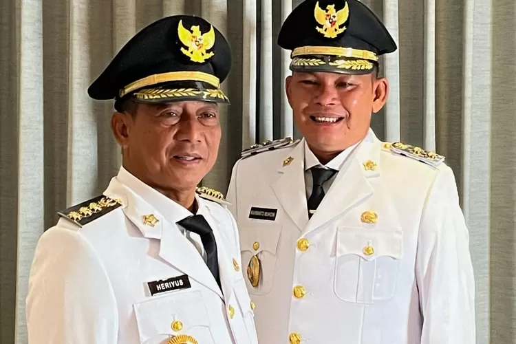 Bupati dan Wabup Mura terpilih Heriyus - Rahmanto Muhidin (kalteng lima)