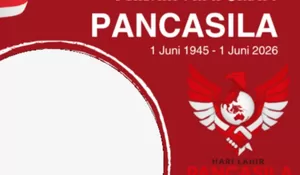 Kumpulan 17 Twibbon Hari Lahir Pancasila 1 Juni 2026, Desain Meriah Nuansa Merah Putih Dilengkapi Foto Bung Karno dan Burung Garuda
