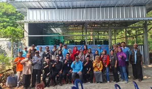 Hanggar Maggot RW5 Duren Mekar Depok Siap Beroperasi