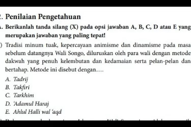 Kunci Jawaban PAI Kelas 10 Kurikulum Merdeka Halaman 305-308: Penilaian ...