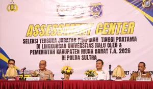  Assessment Center Selter JPT Pratama Universitas Halu Oleo dan Pemkab Muna Barat Resmi Digelar di Polda Sultra