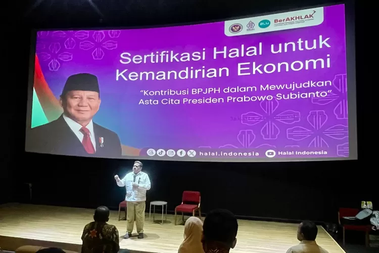 apala Badan Penyelenggara Jaminan Produk Halal (BPJPH), Ahmad Haikal Hasan - Foto: Henri Lukmanul Hakim