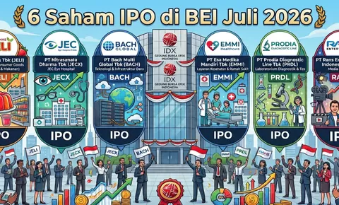 Simulasi ARA IPO Saham JELI, JECX, BACH, EMMI, PRDL dan RANS ! Bisa Cuan Lebih dari 200% Jika 5 Kali Berturut-turut