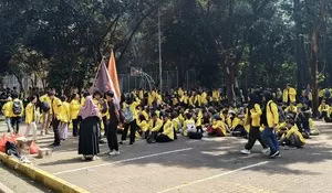 Mahasiswa UI Kumpul di Depok Berangkat ke DPR Ingin Menang Lawan Penghianat Rakyat