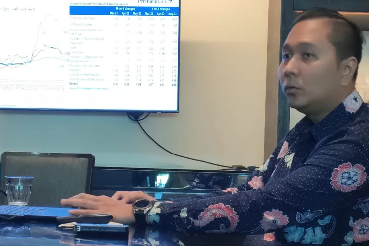 Josua Pardede, Chief Economist PermataBank. (suaramerdeka.com/Modesta Fiska)