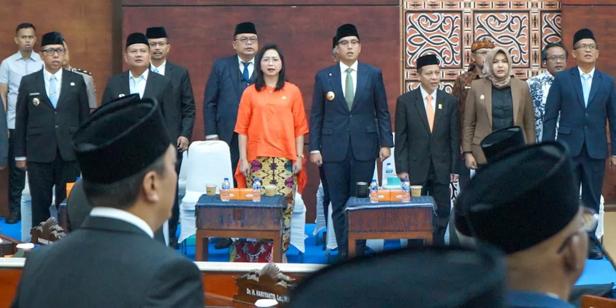 Wali Kota Medan Rico Waas hadiri Paripurna HUT ke-78 Provinsi Sumut, Rabu (15/4/2026).