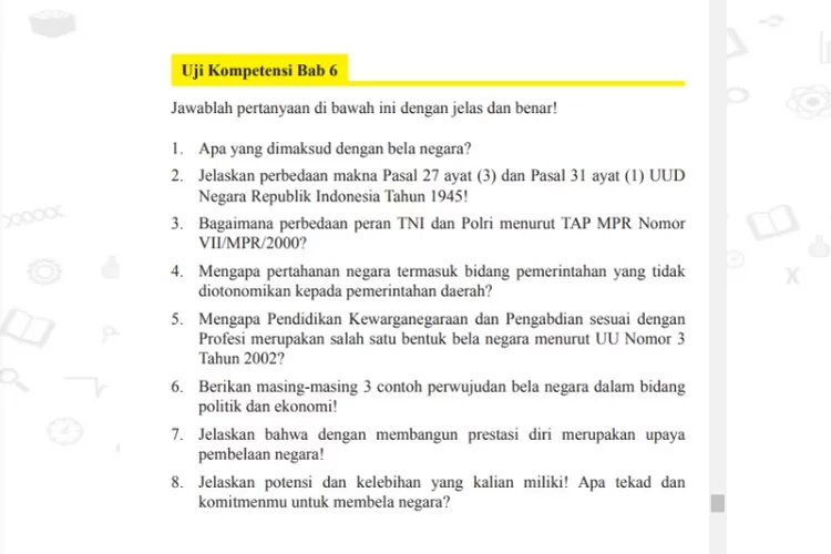 Kunci Jawaban PKN Kelas 9 Halaman 184 Uji Kompetensi Bab 6: Apa Yang ...