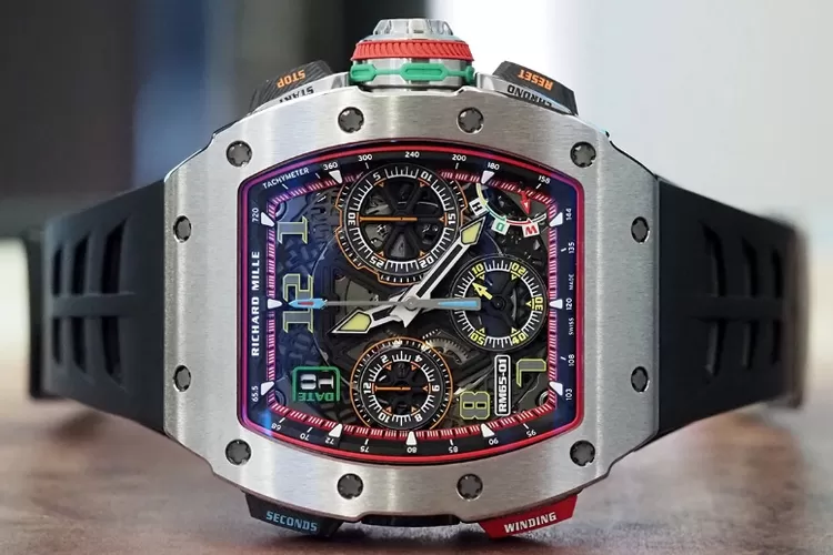 Jam Tangan Richard Mille Terbaru 2023 RM 65 01 Kronograf Detik