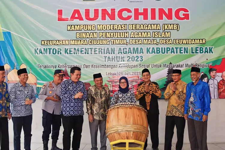 Lebak Launching Kampung Moderasi Beragama Bisa Dicontoh Desa Lain Di ...