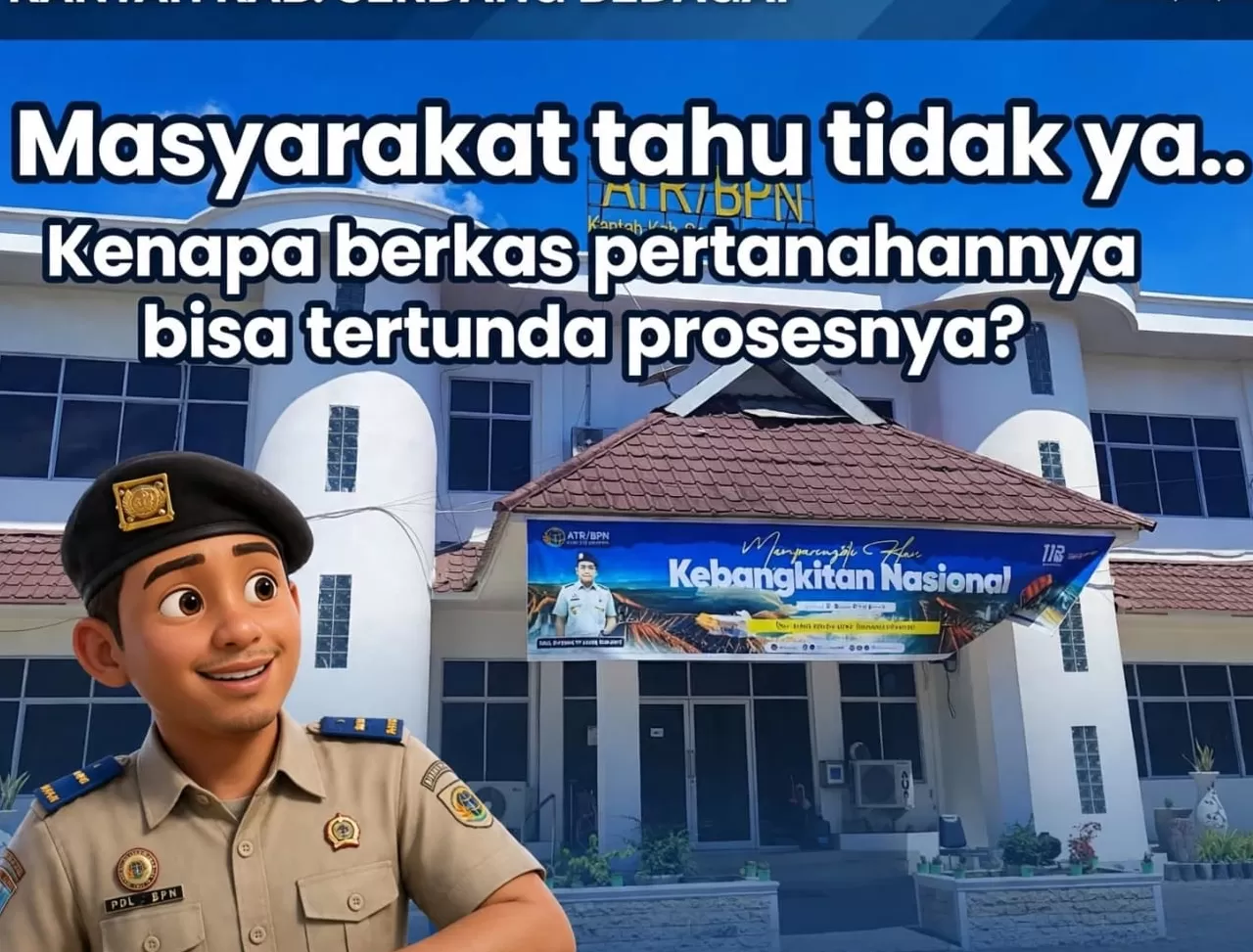 Foster himbauan ATR/BPN.(foto/doc) 