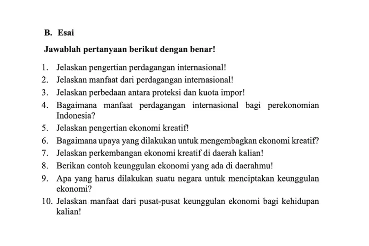 Kunci Jawaban IPS Kelas 9 SMP Halaman 196: Uji Pemahaman Materi BAB 3 ...