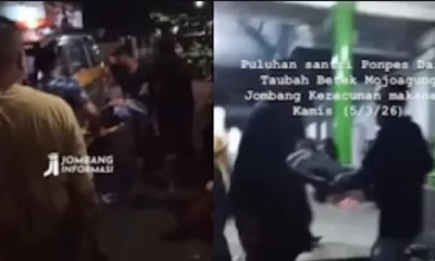 Diduga Gegara Telur Asin di Menu MBG, Puluhan Santri di Jombang Dilarikan ke Rumah Sakit