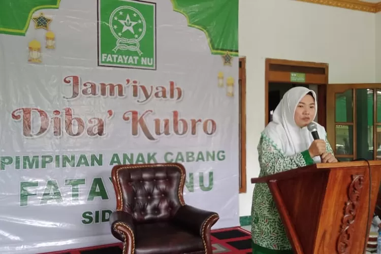 PAC Fatayat NU Sidoarjo Dusun Ngpoh Gelar Jamiyah Diba' Kubro