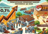 Volume Grinding Kakao Indonesia Q2 2026 Melonjak 30,1%, Dominasi 49% Pasar Asia !