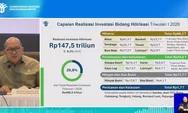 Tumbuh 8,2% ! Realisasi Investasi Hilirisasi Tembus Rp147,5 T di Triwulan I 2026, Rosal Roeslani Beberkan Rinciannya