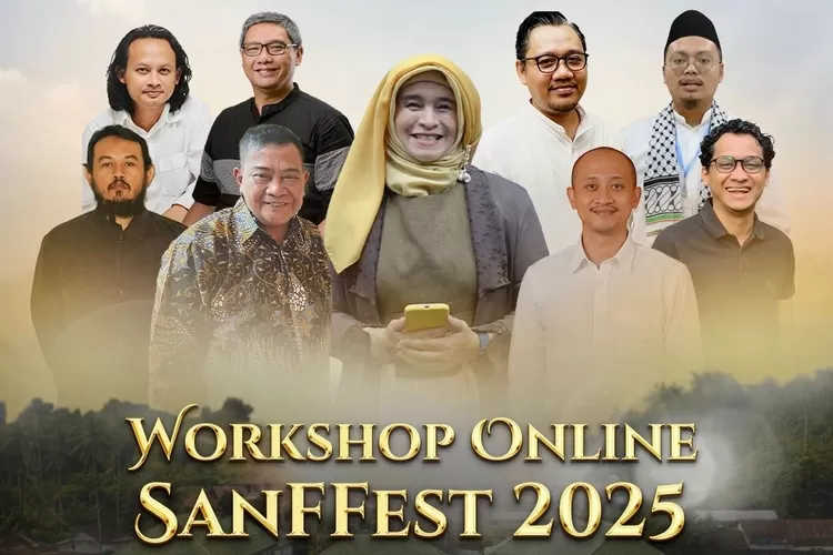 Ilustrasi: Desain Workshop Online Sanffest 2025