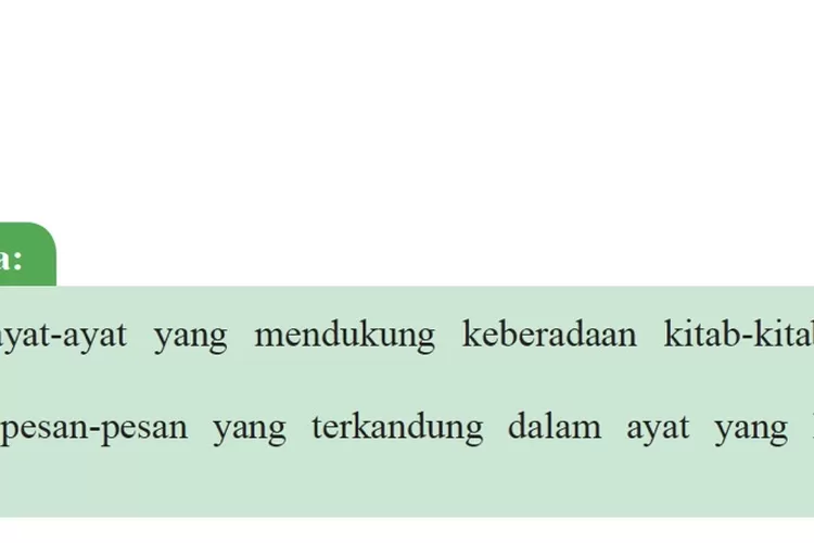 KUNCI Jawaban PAI Kelas 11 SMA Halaman 6 Aktivitas Siswa: Ayat ...