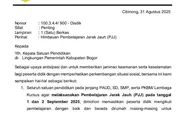 Disdik Kabupaten Bogor Imbau Sekolah Libur 2 Hari, PJJ Berlaku 1-2 September