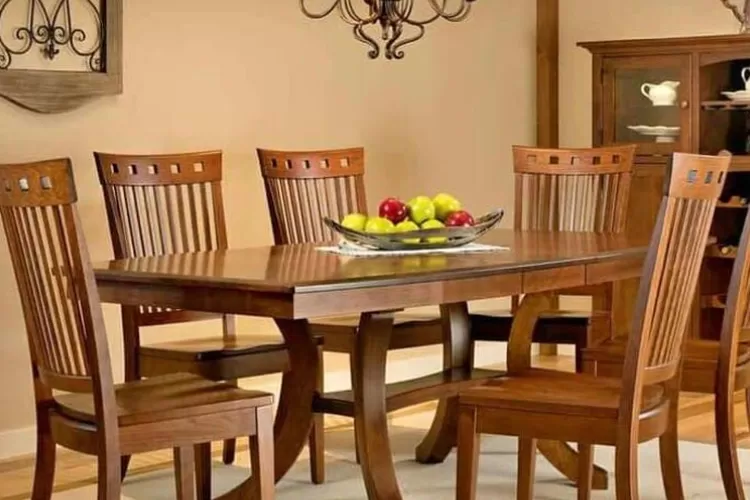  Meja Makan Minimalis dari Kayu Berkelas (Furniturejogja.com)