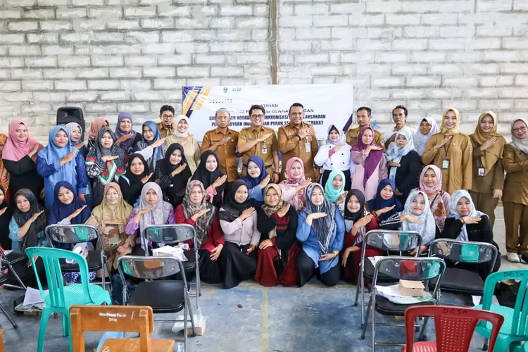 DKUPP gelar Kegiatan Pelatihan Teknologi Produksi Olahan Pangan di Desa Gardu, Kecamatan Kiarapedes. (Foto: Istimewa)