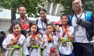 Hebat! Taekwondoin SD Pedagogia Borong Emas di Indonesia Super Fight 2024