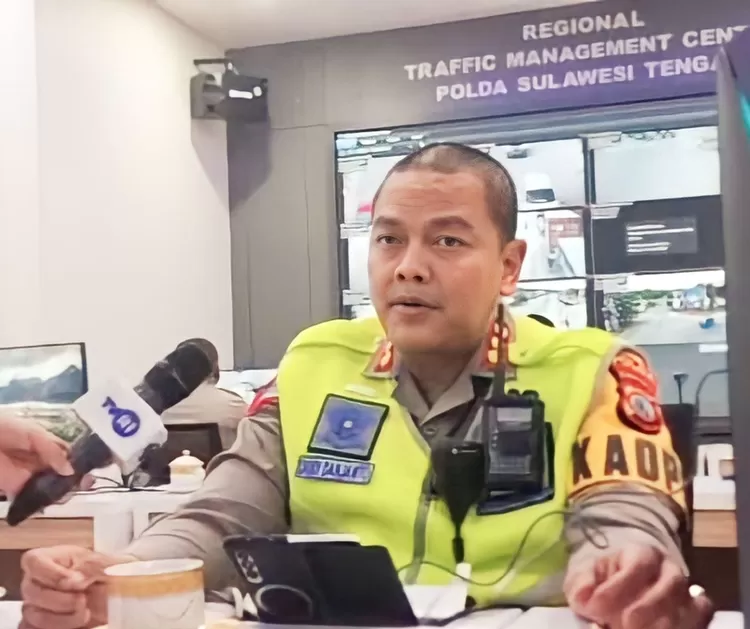 Dirlantas Polda Sulteng, Kombes Pol Dodi Darjanto. 