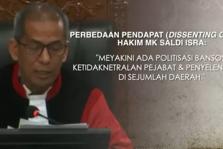 3 Hakim MK Dissenting Opinion Terhadap Putusan Sengketa Pilpres