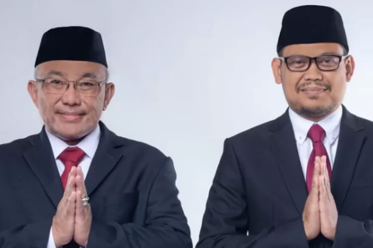 Walikota Depok, Mohammad Idris (kiri) dan Wakil Walikota Depok, Imam Budi Hartono