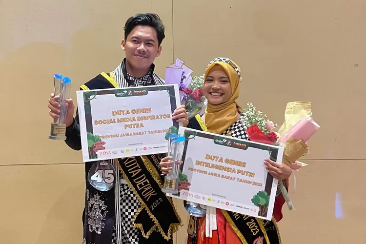 Duta Genre Intelegensia Jabar 2023 Asal Depok, Suci Jumiati Islami (kanan)