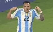 Tanpa Lionel Messi, Argentina Atasi Peru Lewat Brace Lautaro Martinez