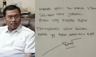 Dicopot dari Jabatan Wakil Kepala BGN dan Jadi Tersangka, Ini Surat Tulisan Tangan Sony Sonjaya untuk Nanik S Deyang: Terima Kasih atas Hadiah Indah