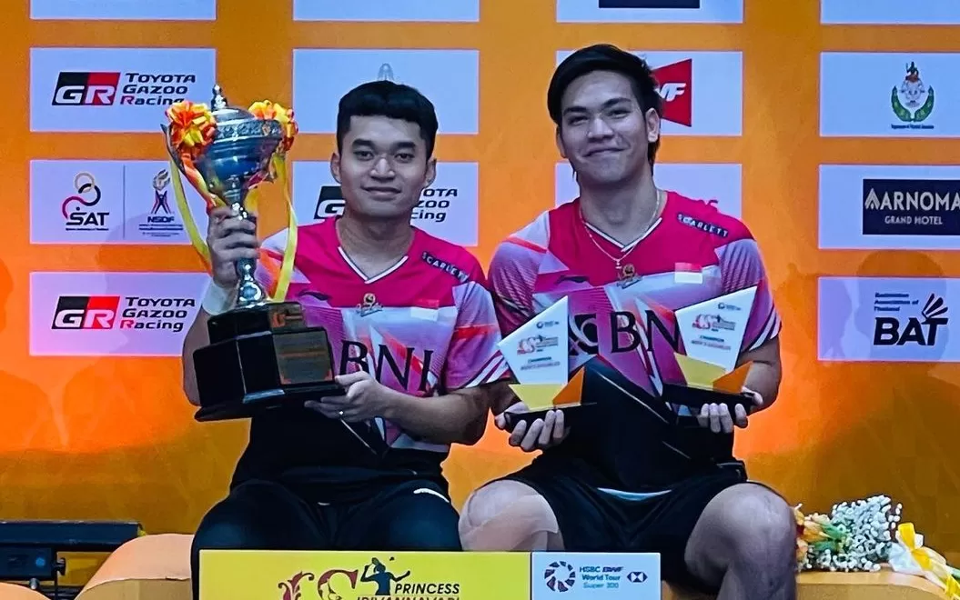 The Babies di podium Thailand Master 2023. (Instagram @daniel.marthin)